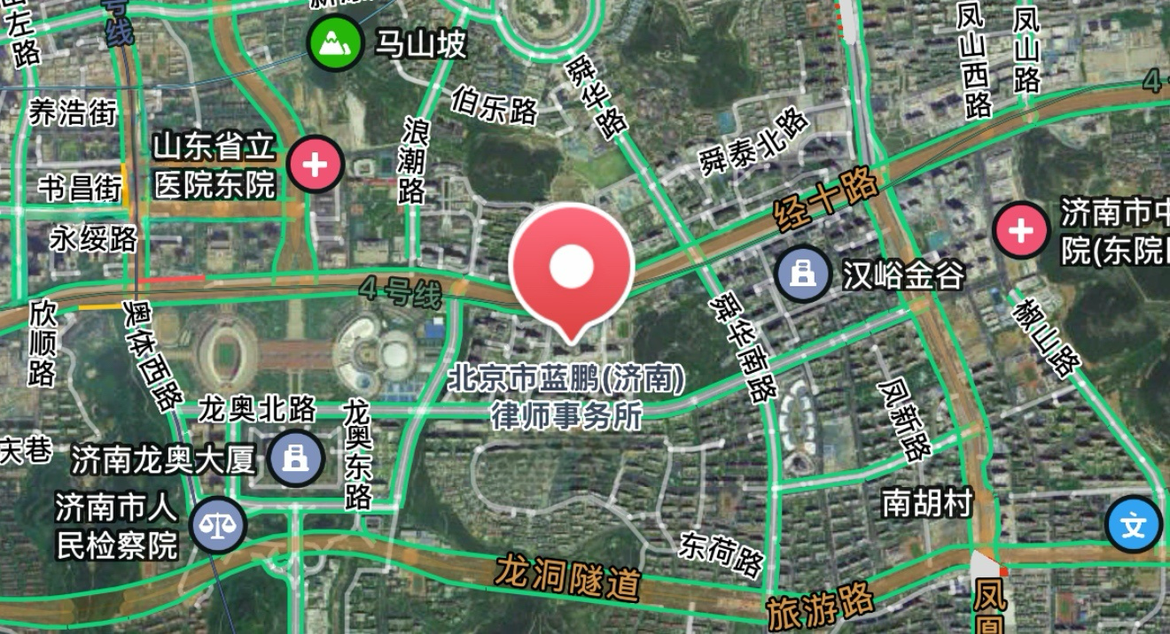 蓝鹏济南位置图